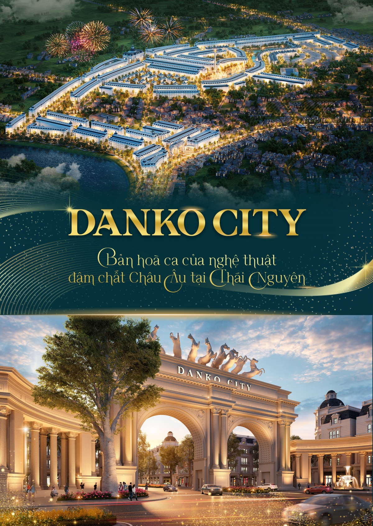 Danko City - Bản hoà ca của nghệ thuật đậm chất Châu Âu tại Thái Nguyên